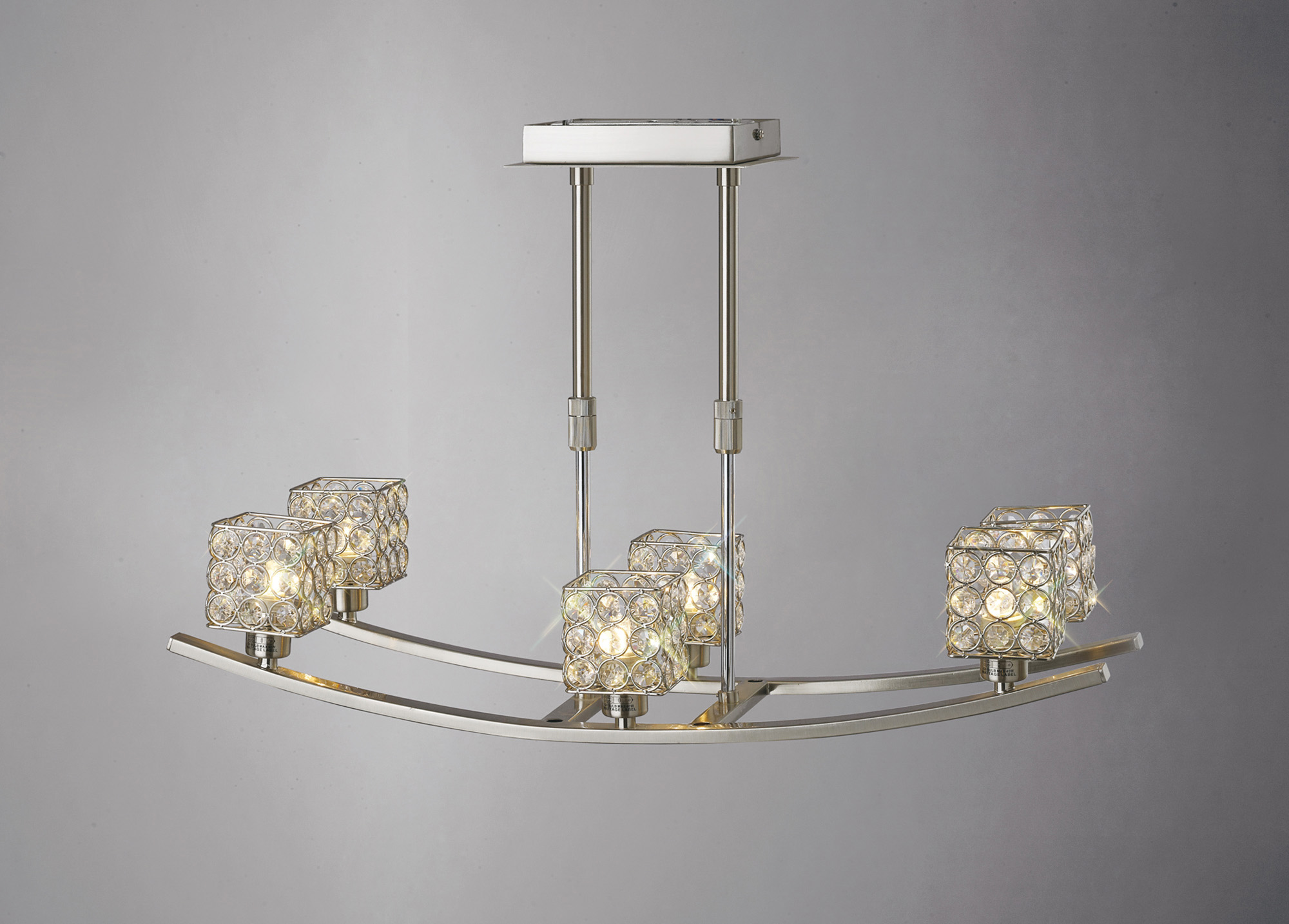 Elsa Crystal Ceiling Lights Diyas Linear Crystal Fittings Elsa Crystal Ceiling Lights Diyas Linear Crystal Fittings